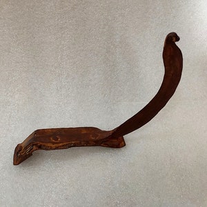 Antique Iron Vegetable Cutter Old Hand Forged Coconut Cutter Tool Vintage Primitive Kitchenware Vegetable Cutter Indian Home Decor
