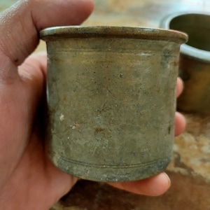 Ancient Bronze Holy Water Pot Hand Forged Bronze Water Pot Indian Religious Pot Unique Planter Pot Old Original Pot Potter