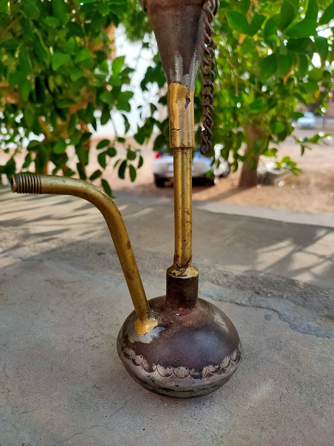 Antique Iron brass hookah pot hand engraved brass hookah old Etsy