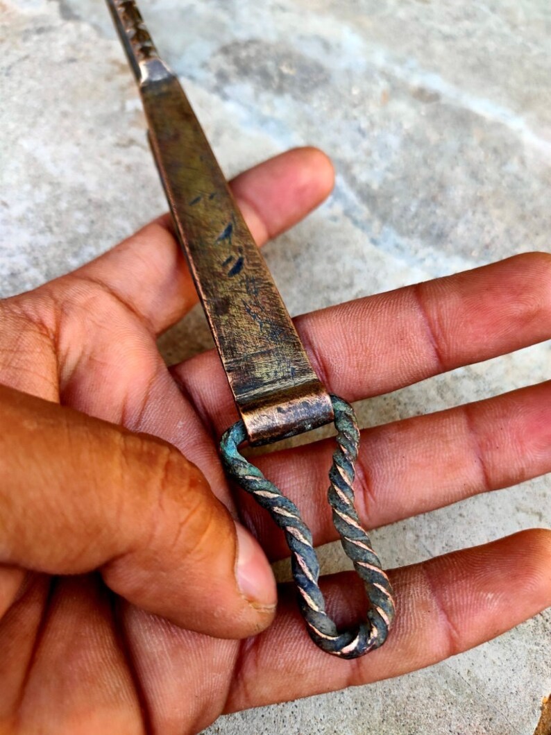 Antique Brass Tongs Old Hand Tongs Indian Kitchenware Etsy