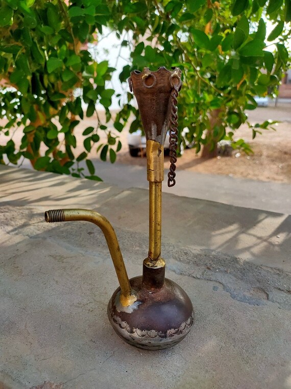 Antique Iron Brass Hookah Pot Hand Engraved Brass Hookah Old Etsy