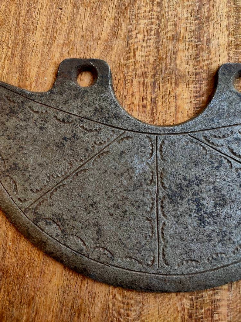 Antique Iron Hand Engraved Axe Head Tribal Design Carved Etsy