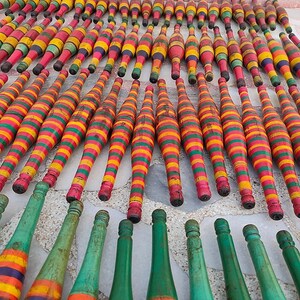 Handmade Lacquered Wooden Shakarpara Roller (Cutter)