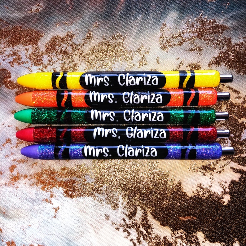 Crayola Crayon glitter pens as teacher gifts image 0