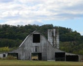 Tennessee Barn - 24 quot x 12 quot Print - FREE SHIPPING