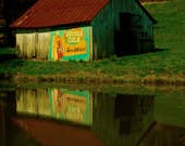 Double Cola Barn - 11 quot x 14 quot Print - FREE SHIPPING