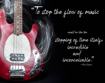 Bass Guitar Art, Music Gift for Bassist, Contemporary Art, Music Decor, R&B Jazz Photography, Music Wall Art, Musical Instrument Photography