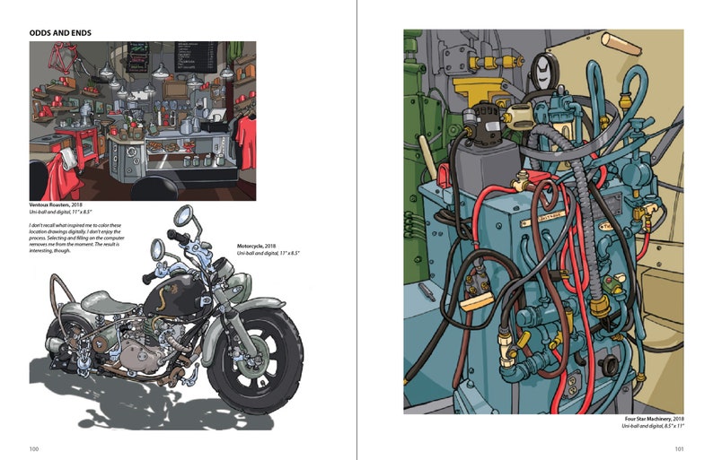 About A Year: the Sketchbooks of Steven B. Reddy - Etsy