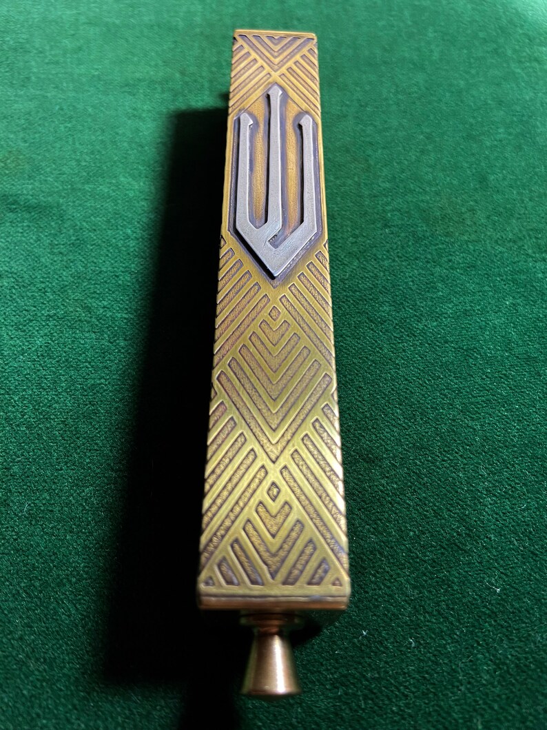 Mezuzah Case, Metal Mezuzah Case, Brass Mezuzah Case, Mezuzah