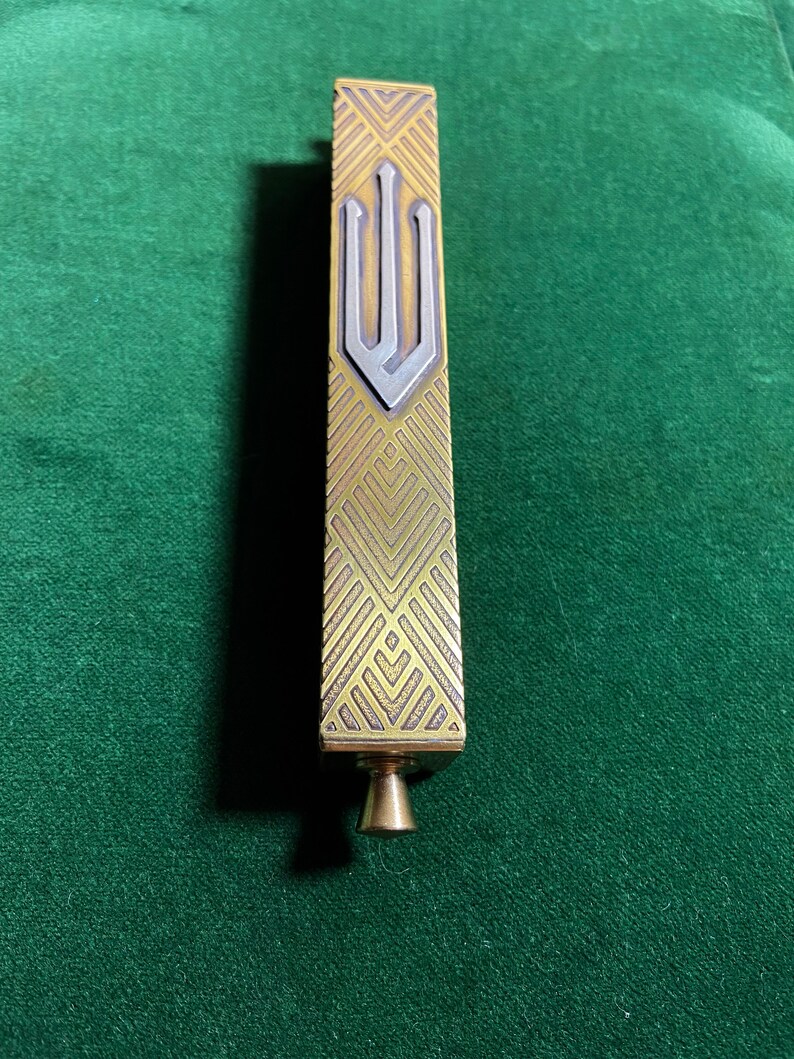 Mezuzah Case, Metal Mezuzah Case, Brass Mezuzah Case, Mezuzah