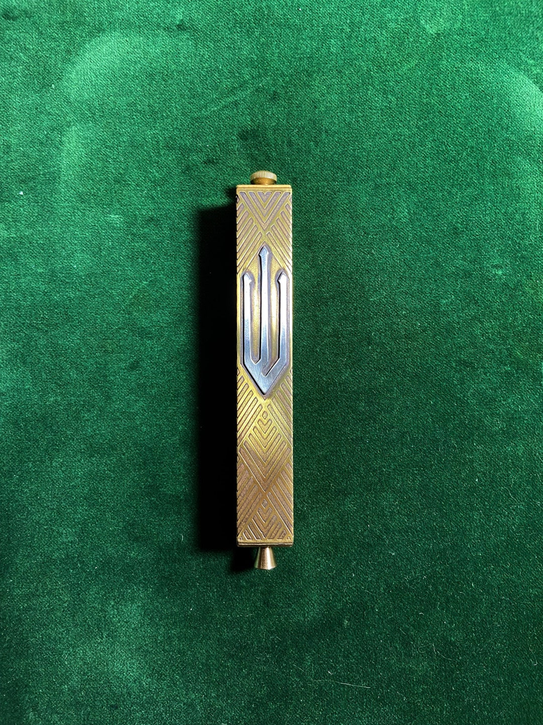 Mezuzah Case, Metal Mezuzah Case, Brass Mezuzah Case, Mezuzah