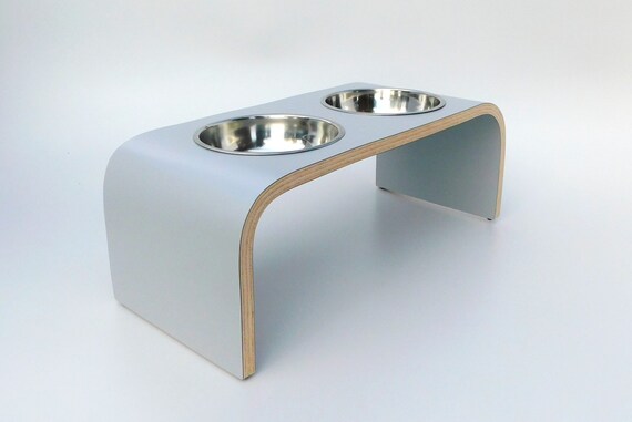 Elevated Dog Bowl,Raised Dog Bowl, Iron Dog Bowl Holder and 2 Stainless  Steel Dog Bowls, Stainless Steel Dog Bowl, Dog Feeding Station for Medium  to