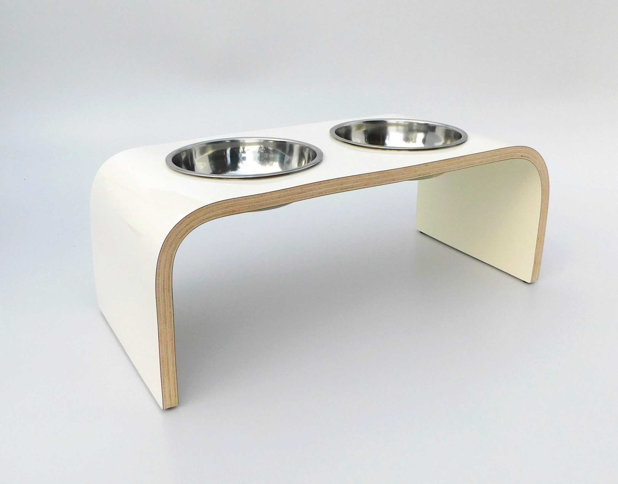 Double YETI Dog Bowls Stand, Raised Elevated Food Feeder, Feeding