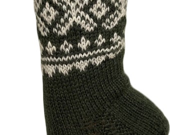 Norwegersocken  handgestrickt