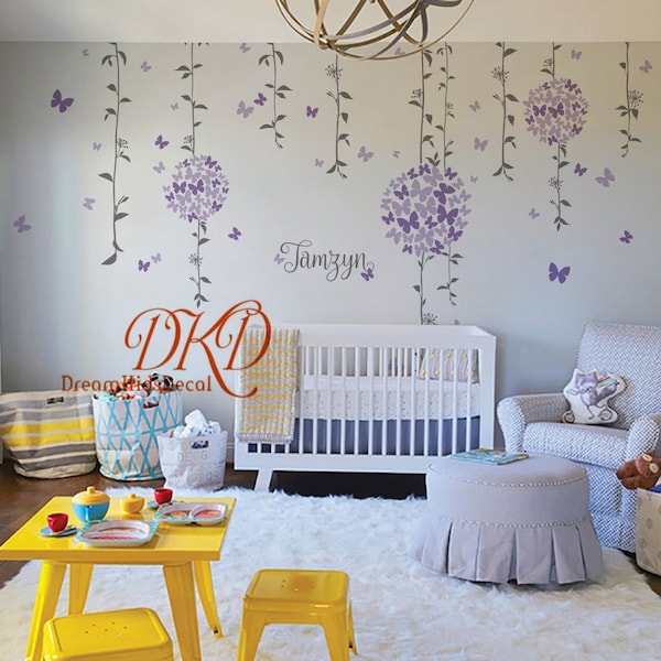 Cherry Blossom Wall Decal Etsy