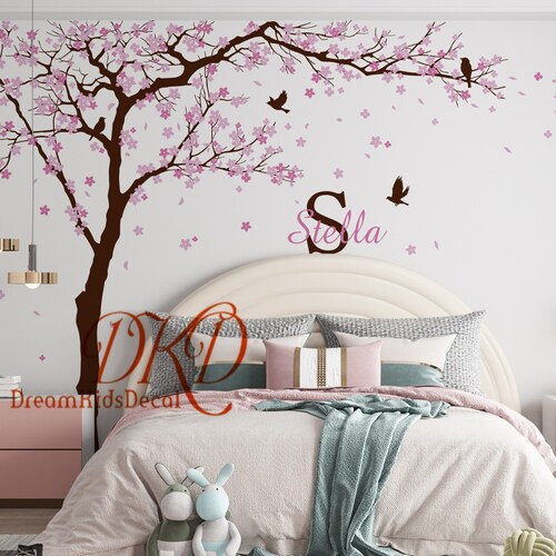 Tree Wall Decal Wall Sticker Baby Nursery Decalscherry Etsy