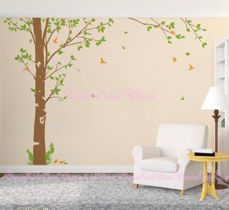 Wall Decal Tree Wall Decal living Room Wall Decalstree Etsy