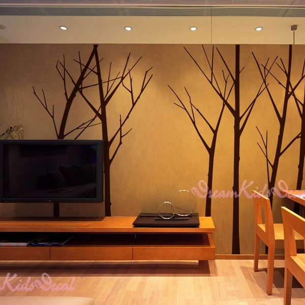 Tree Wall Decal, Nursery Decor, Flying Birds, Home Decor