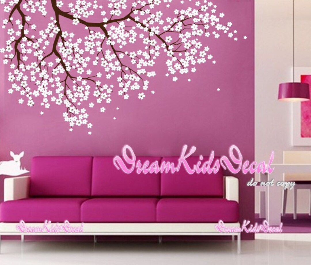 Cherry Blossoms Tree Decaltree Wall Decal Wall Sticker Baby Nursery