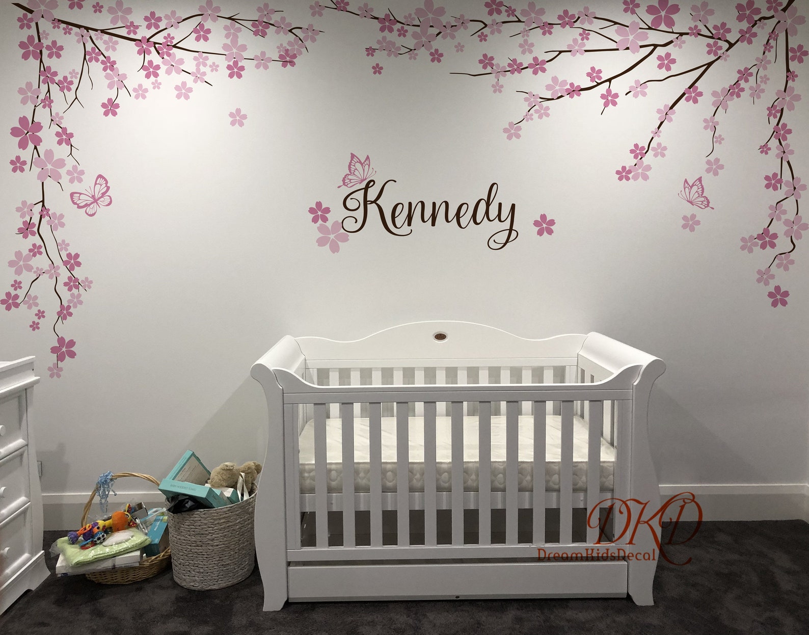 Nursery Wall Decal Wall Sticker Hanging Tree Branch With Etsy