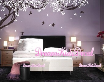 Colorful Robin Bird Wall Decals - Removable Tree Branch Stickers For Kids Room Nursery - View #13