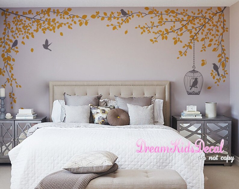 Tree Branch Vine Wall Decal Wall Art Wall Decal Bedroom Etsy Canada