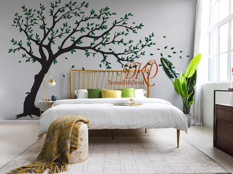 Tree Wall Decal Nursery Wall Decal Living Room Tree Wall Etsy