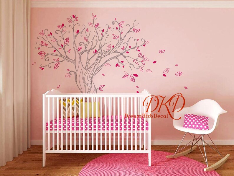 Tree Wall Decal Wall Sticker Baby Nursery Decals Wall Etsy