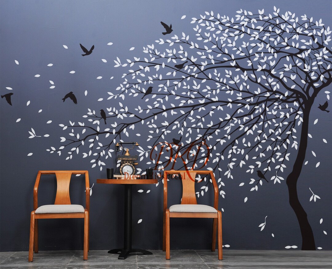 Giant Tree Wall Decal Nursery Wall Stickerspring Tree Decal Home Decor
