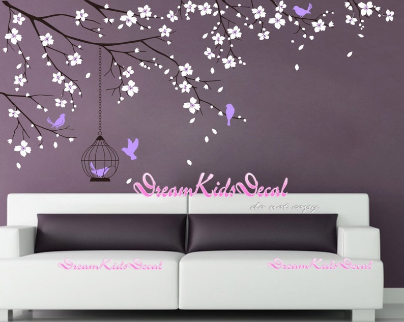 Nursery Wall Decal Wall Sticker Baby Nursery Decals Girls Kids Room ...