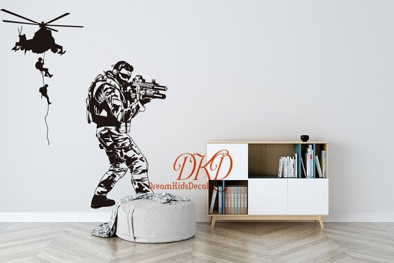 Solder Wall Decal Playroom Boys Room Teen Boys Room
