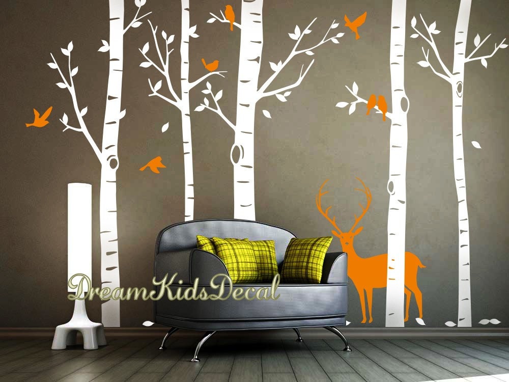 Wall decals tree decal nature wall decals vinyl wall decal Etsy