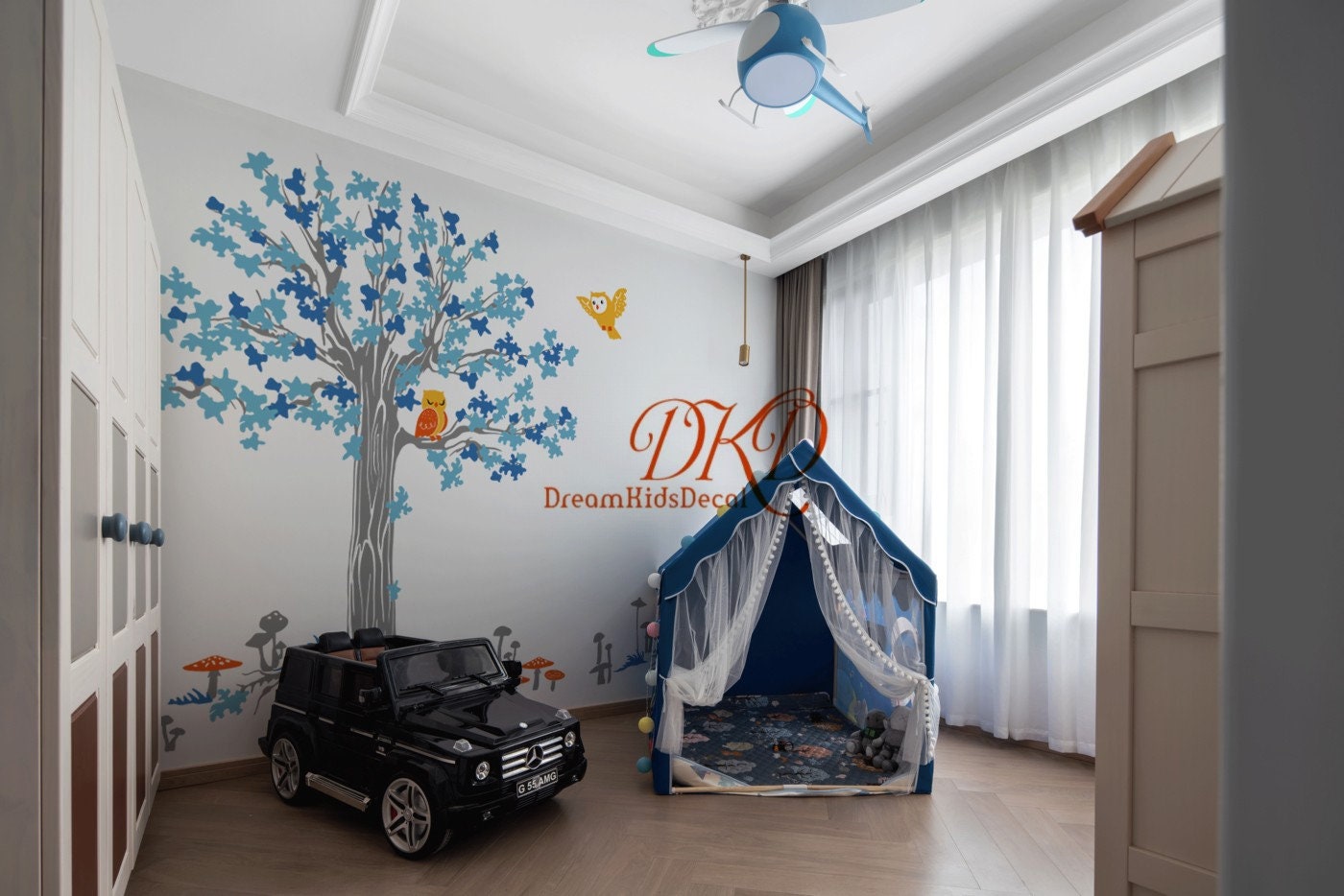 Tree Wall Decal Wall Sticker Baby Nursery Decals Wall Decor for ...