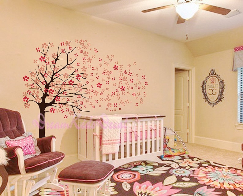 Nursery Decoration Wall Decals for Girls Wall Decal Tree Etsy