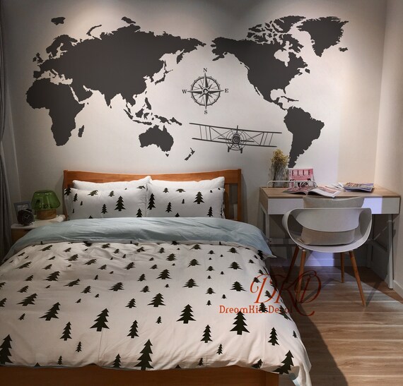 decalmile Geometrisch Weltkarte Wandtattoo Kompass Wandsticker Vinyl Schwarz Wandaufkleber für Wohnzimmer Schlafzimmer Büro decalmile Geometrisch Weltkarte Wandtattoo Kompass Wandsticker Vinyl Schwarz Wandaufkleber für Wohnzimmer Schlafzimmer Büro