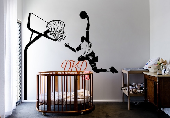 Basketball decals for sale walls