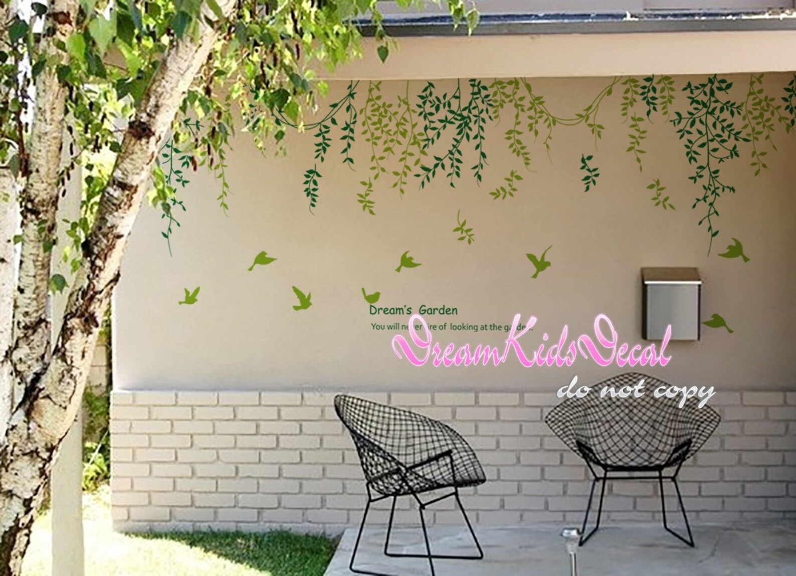 Tree Wall Decals Nature Wall Sticker Wall Arts Kids Room Etsy