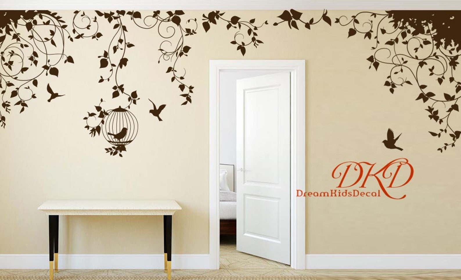 Nursery Decal Vinyl Wall Decal Nature Design Tree Wall Decals Etsy Canada
