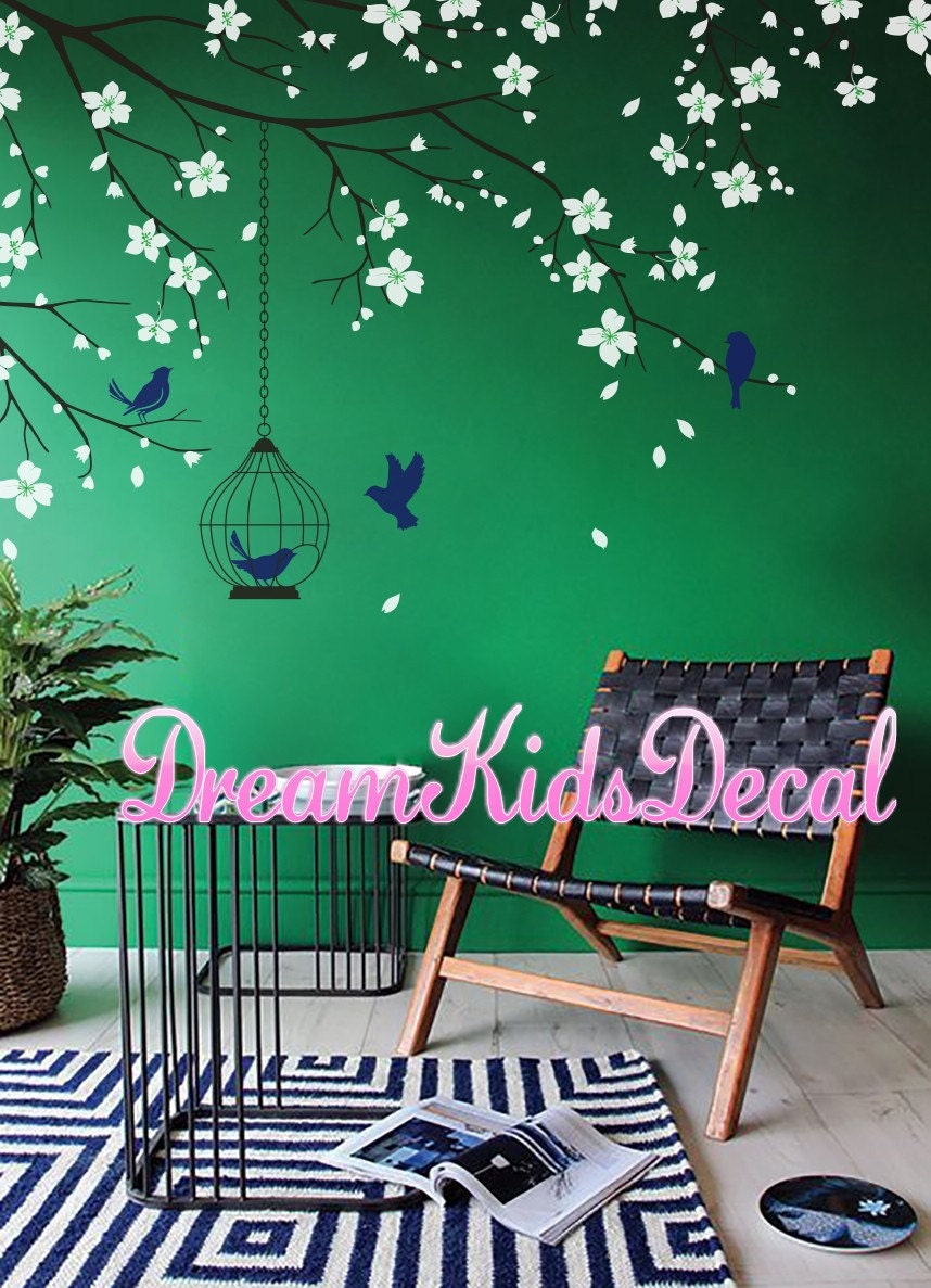 Tree Wall Decal Wall Sticker Baby Nursery Decals Girls Room - Etsy