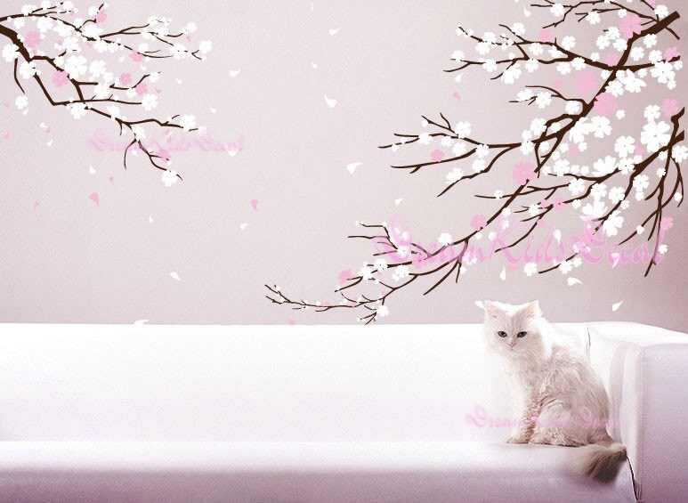 Cherry blossom stickers wall deals
