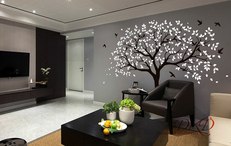 Family Tree Wall Decal Tree Wall Decals for Nursery Vinyl Etsy