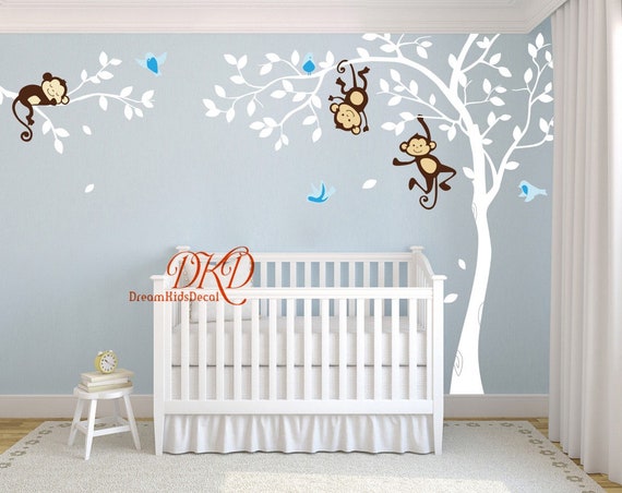 Wild Animals Jungle Wall Decal Sticker by Wallmonkeys Vinyl Peel & Stick  Graphic for Boys (36 in W x 34 in H)