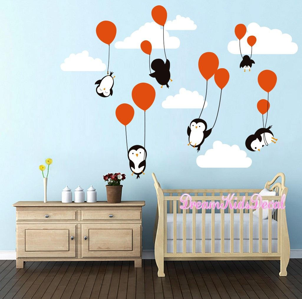 Ambiance-Live Wandtattoo Pinguin-Familie – 35x50 Cm, Abziehbar, Einfach Anzubringen