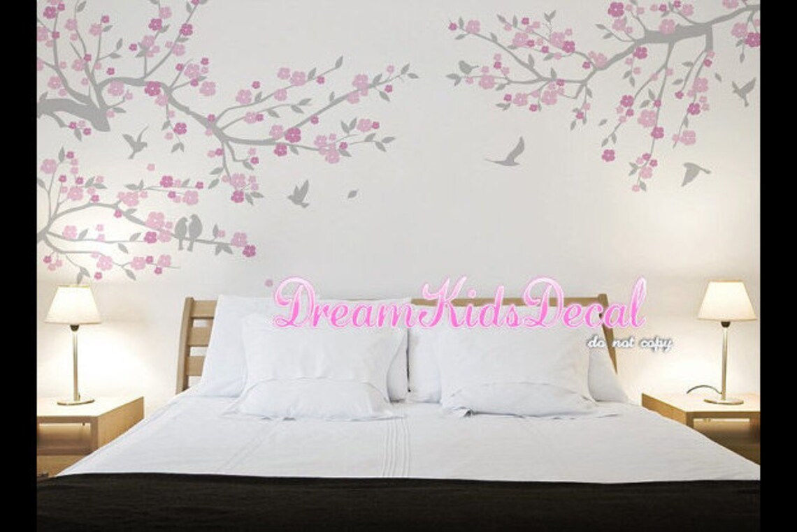 Cherry Blossoms Wall Decal Nursery Wall Decal Wall Decals Etsy