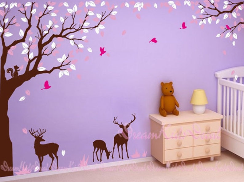 Wall Decal Tree Wall Decal living Room Wall Decalstree Etsy