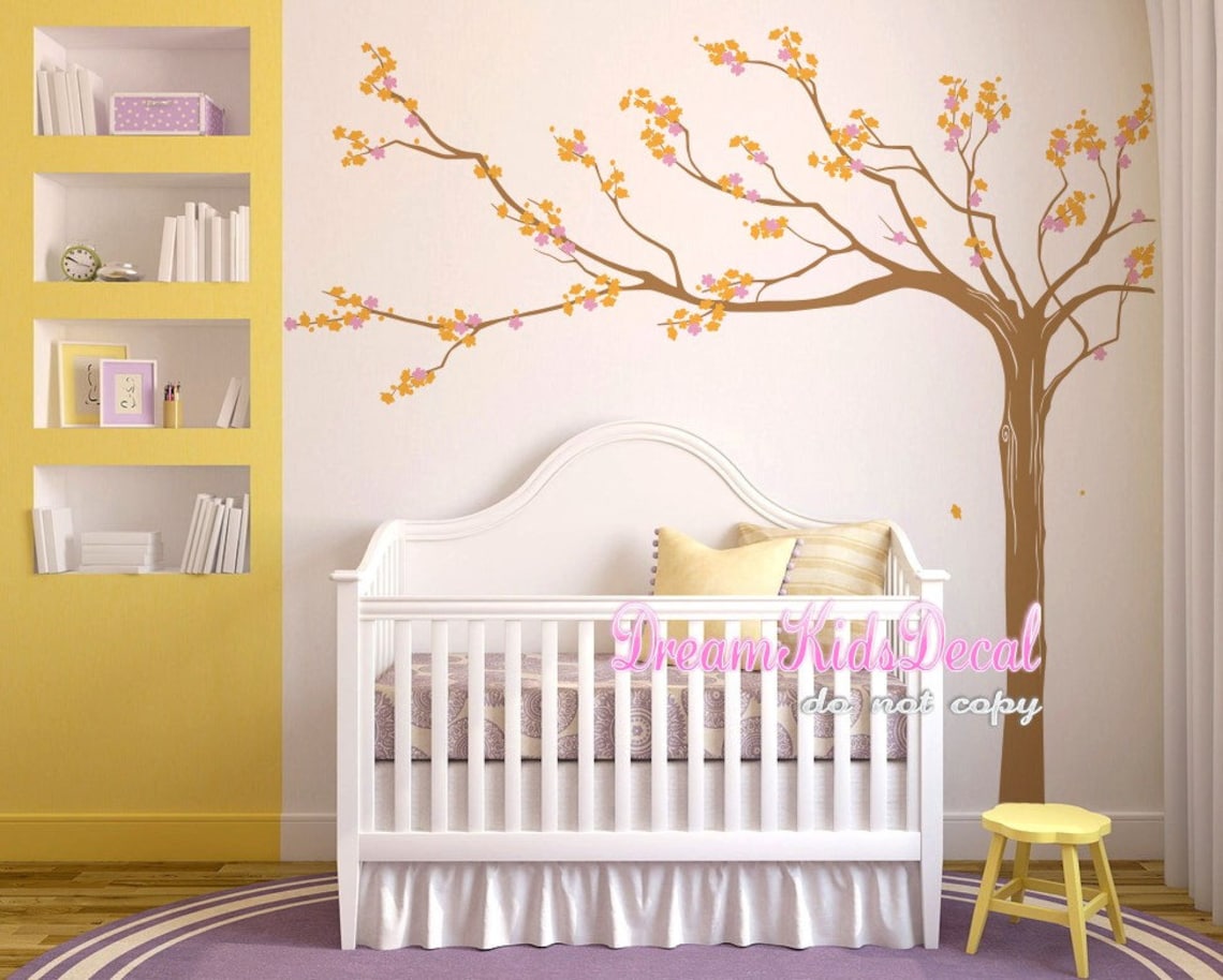 Wall Decals Nursery Tree Wall Nursery Nursery Wall Decal Etsy