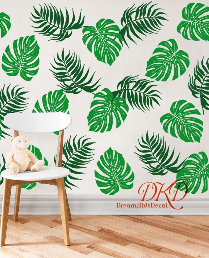 Wall Decal Pattern Decal Living Room Home Arttropical Etsy