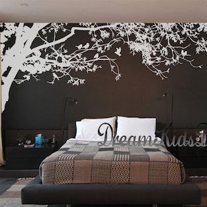 Tree wall decal Nursery wall sticker-Corner tree branch