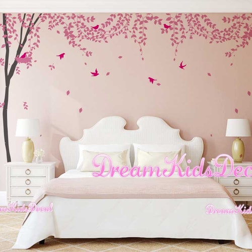Tree Wall Decals Nature Wall Decals Vinyl Wall Decal Nature Etsy