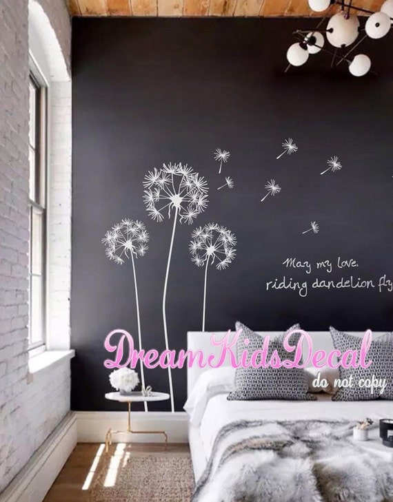 Nursery Wall Decal Vinyl Wall Decals Flower Wall Sticker Decal Etsy